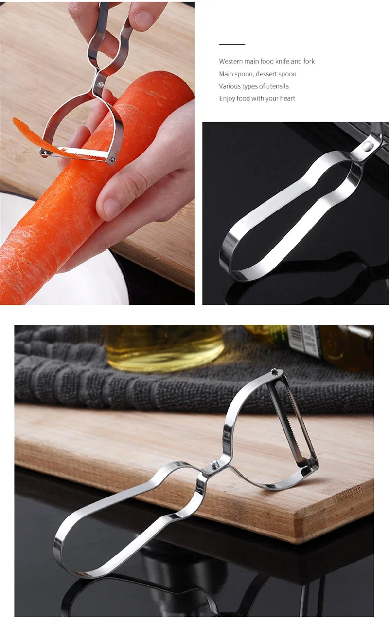 Vegetable and Fruit Peeler - Stainless Steel