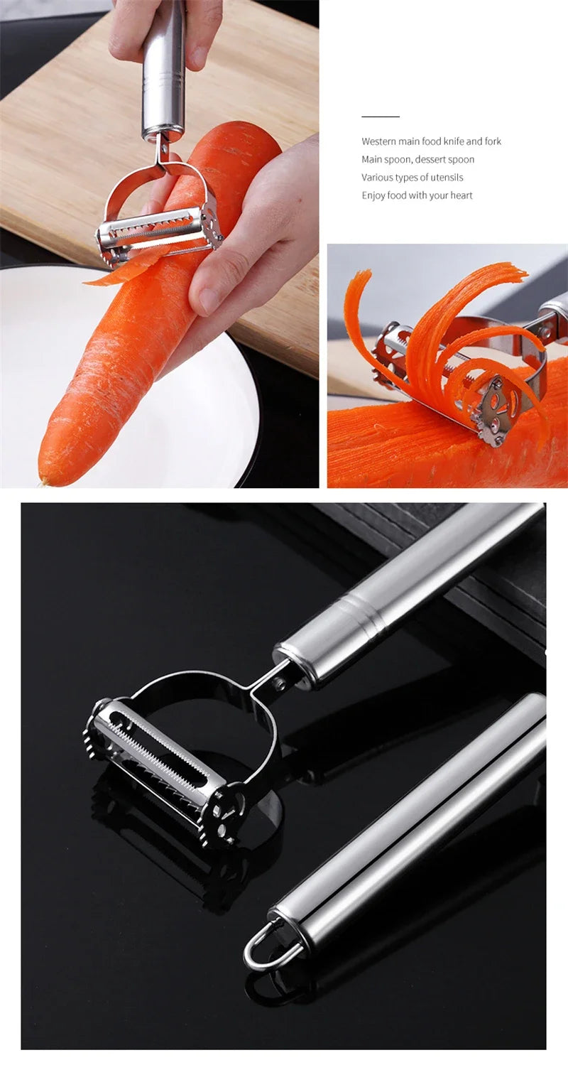 Vegetable and Fruit Peeler - Stainless Steel