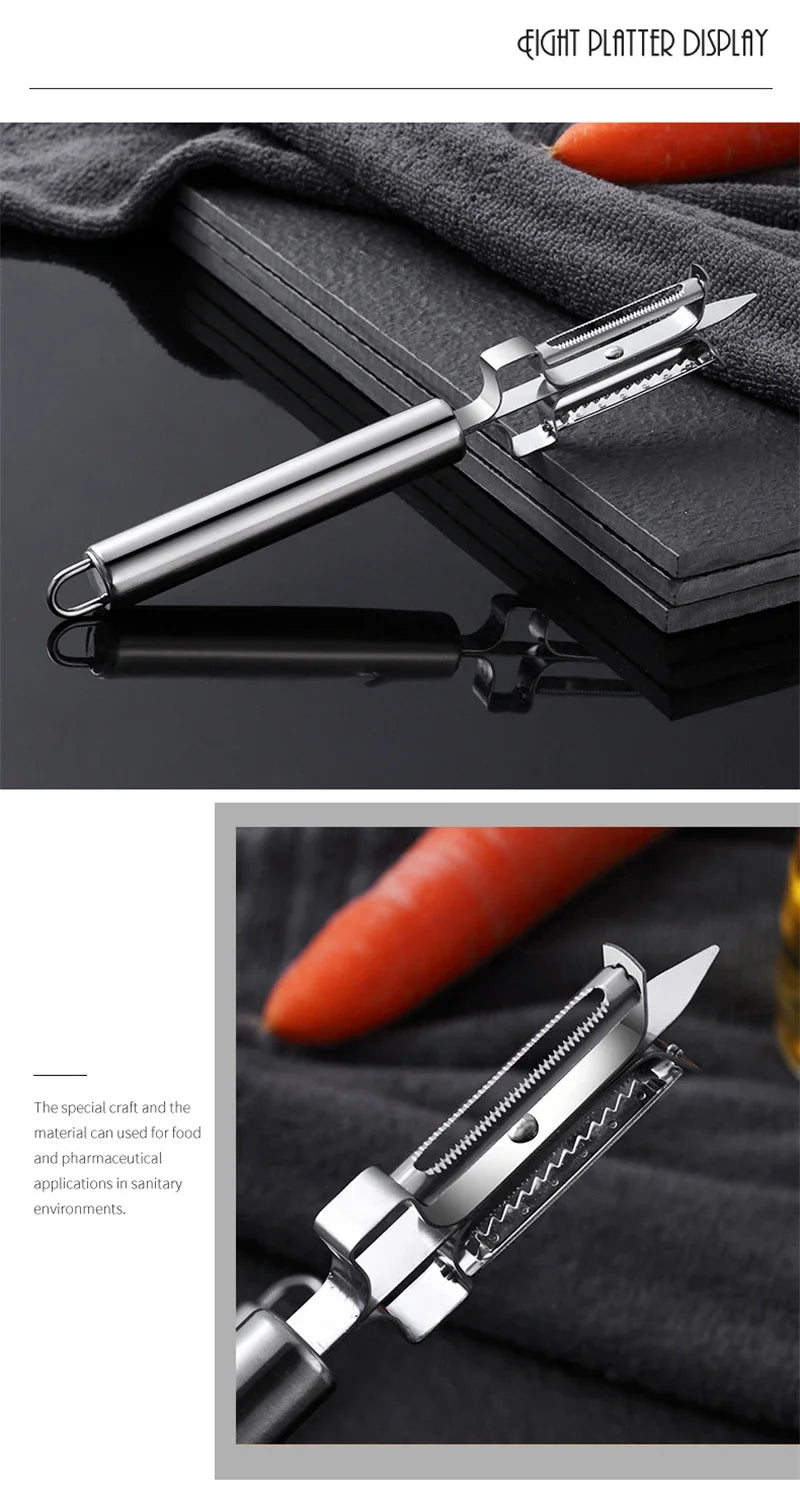 Vegetable and Fruit Peeler - Stainless Steel