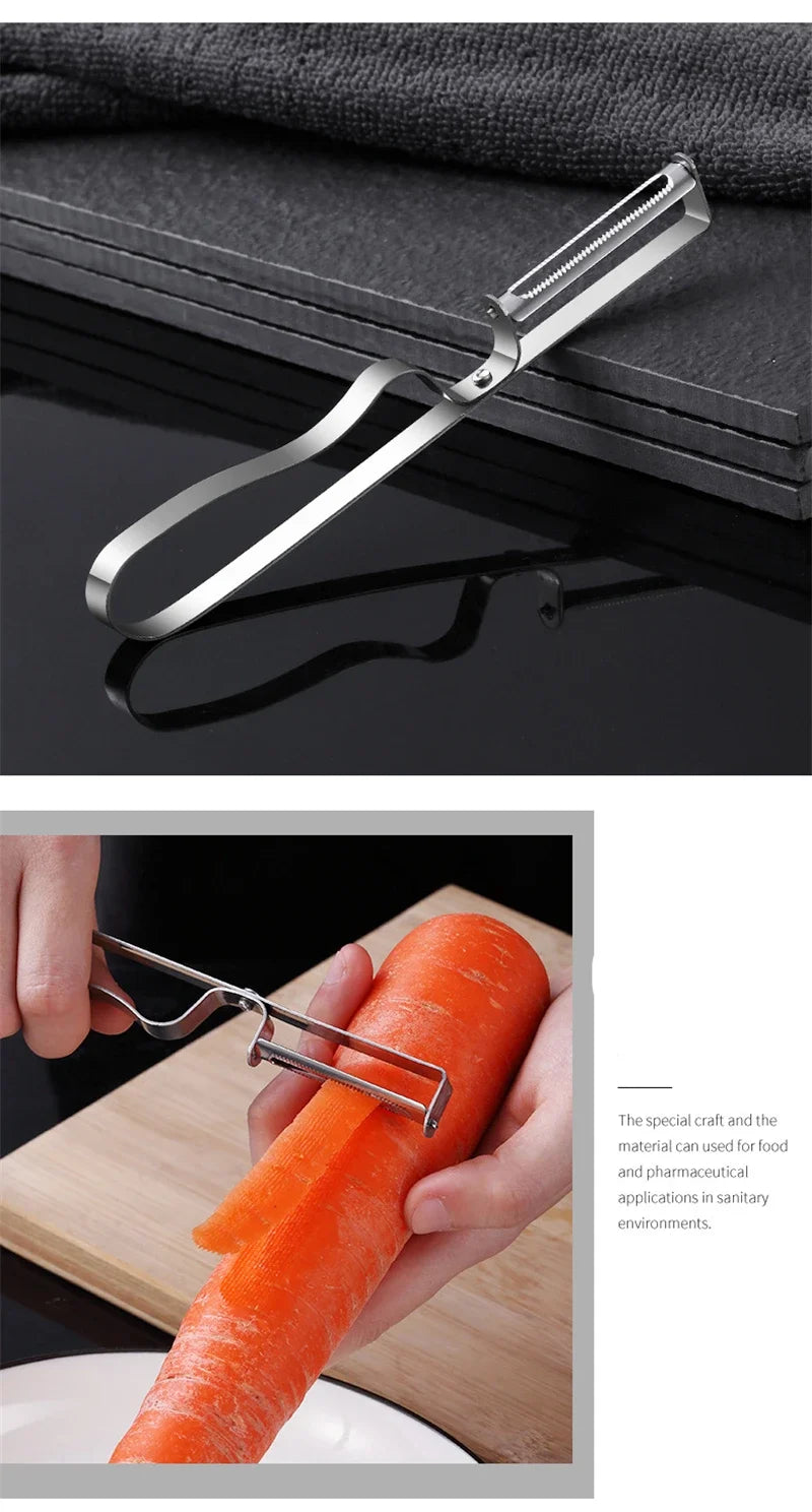 Vegetable and Fruit Peeler - Stainless Steel